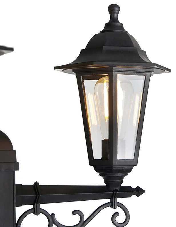 Okos kültéri lámpás fekete 3 izzós, Wi-Fi ST64-gyel - New Haven