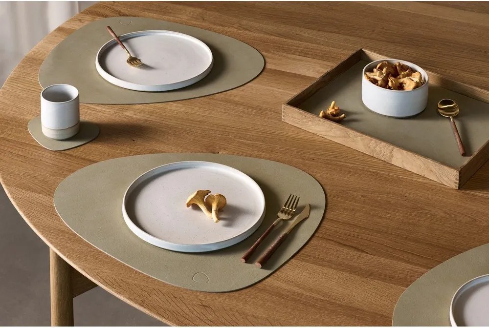 Öko bőr tányéralátét 37x44 cm Curve L Nupo – LIND DNA