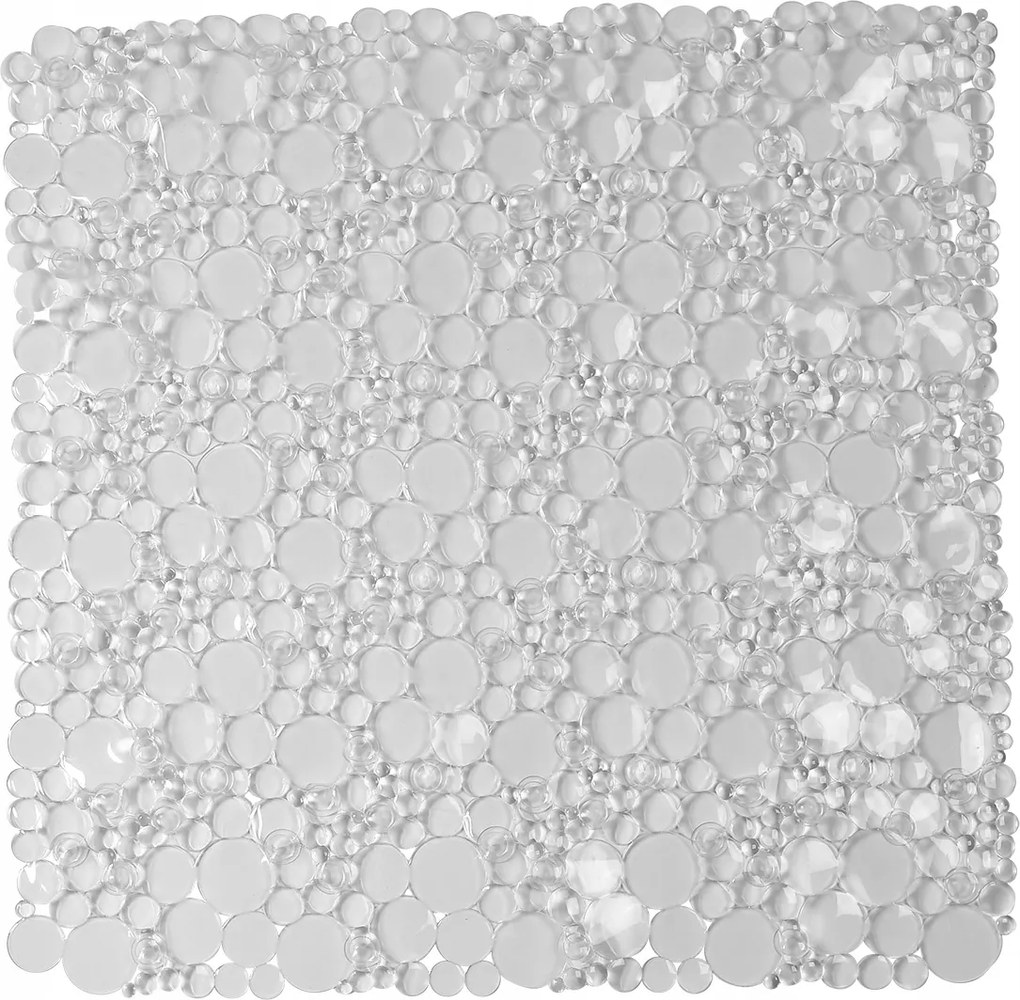 Bubbles csúszásgátló matrac 50x50 átlátszó biztonságos fürdő