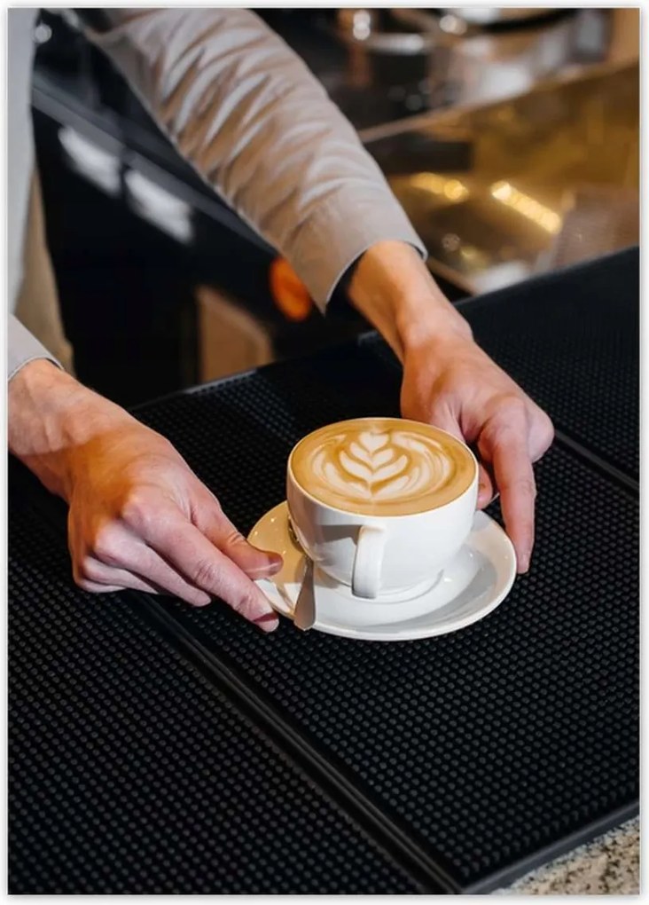 Poszterek 50x70 Barista kávé tálalás