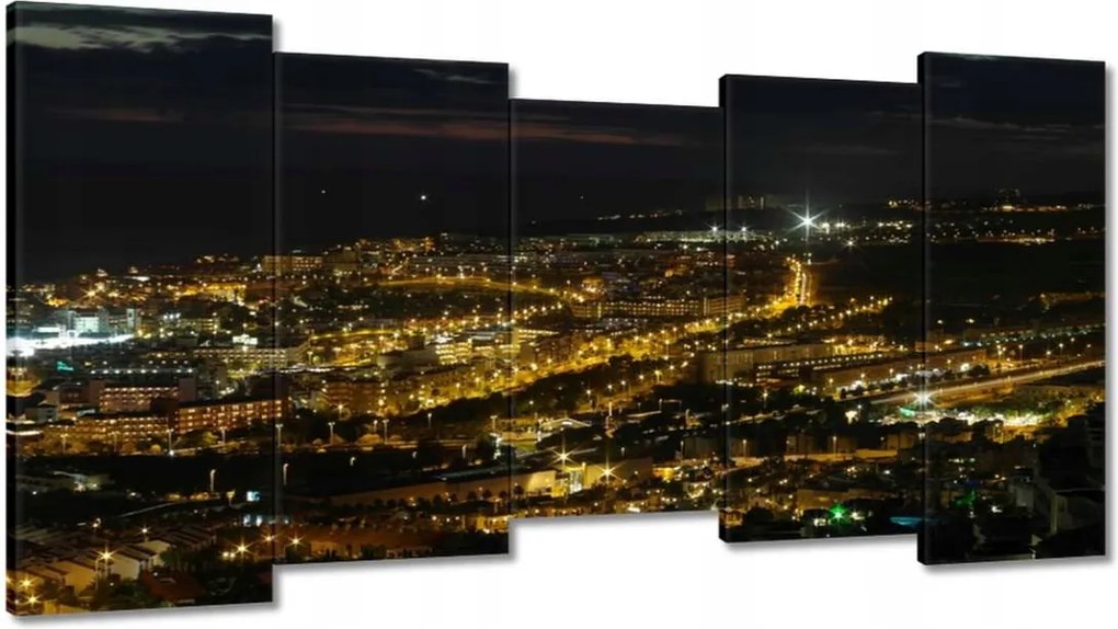 Festmények 150x80 Tájkép éjszakai felvételen