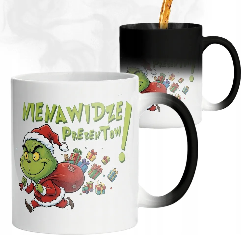 Bögre Mágikus Karácsonyi Grincs Grinch Bögre Ajándék Szöveg