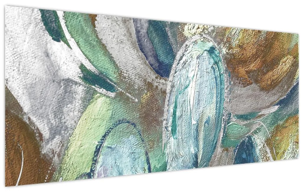 Kép - Absztrakt figurás festészet (120x50 cm)