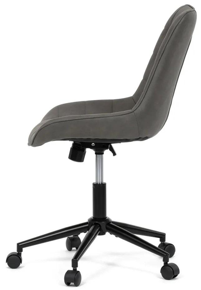 Scaun pivotant de birou cu tapițerie din material gri. KA-V3120