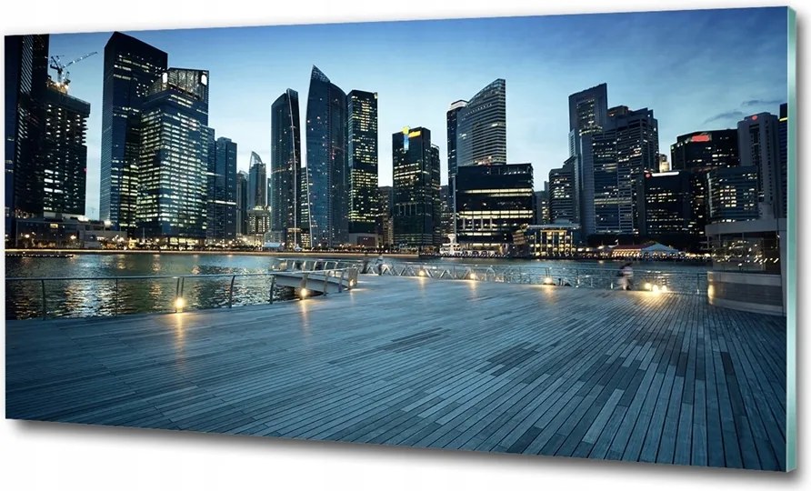 Fotó üvegkép Manhattan New York 125x50