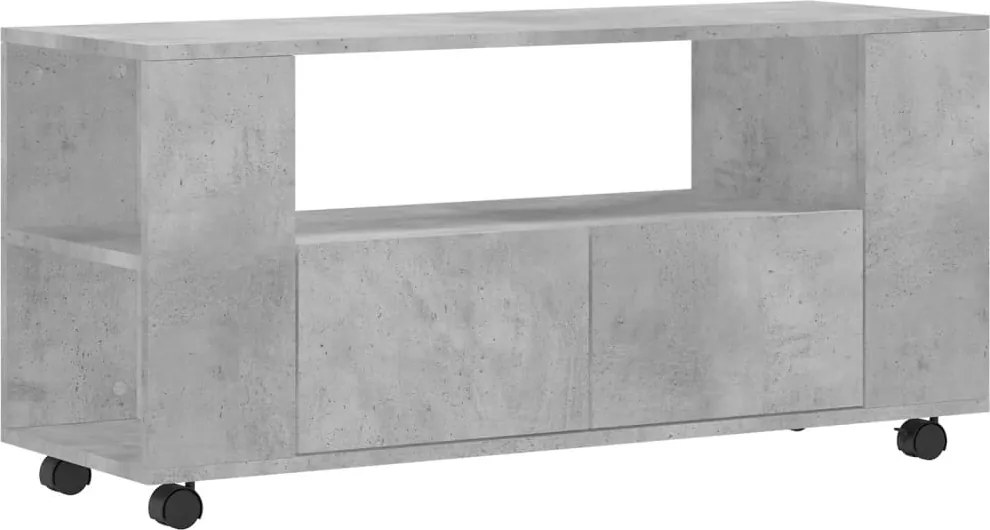 vidaXL betonszürke szerelt fa TV-szekrény 102x34,5x43 cm