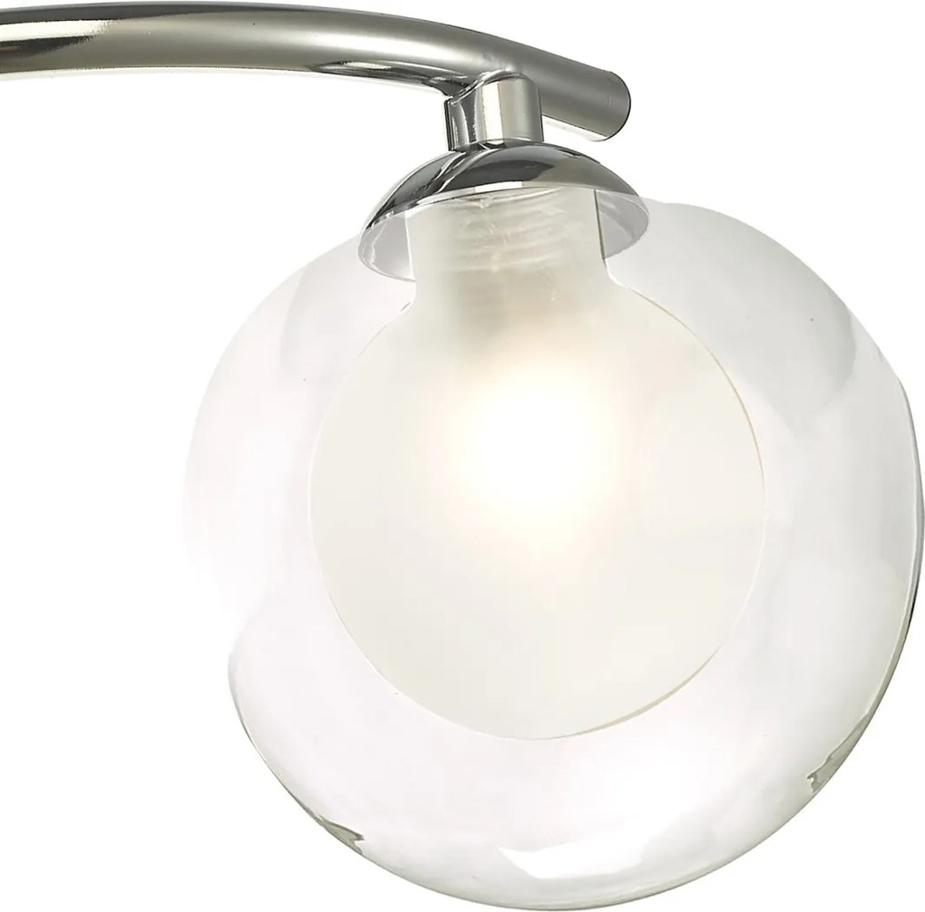 Dar Lighting modern mennyezeti lámpa nakita csiszolt króm darnak5350-04