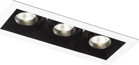 RENDL BONDY III süllyesztett lámpa fehér 230V LED 3x7W 24° 3000K