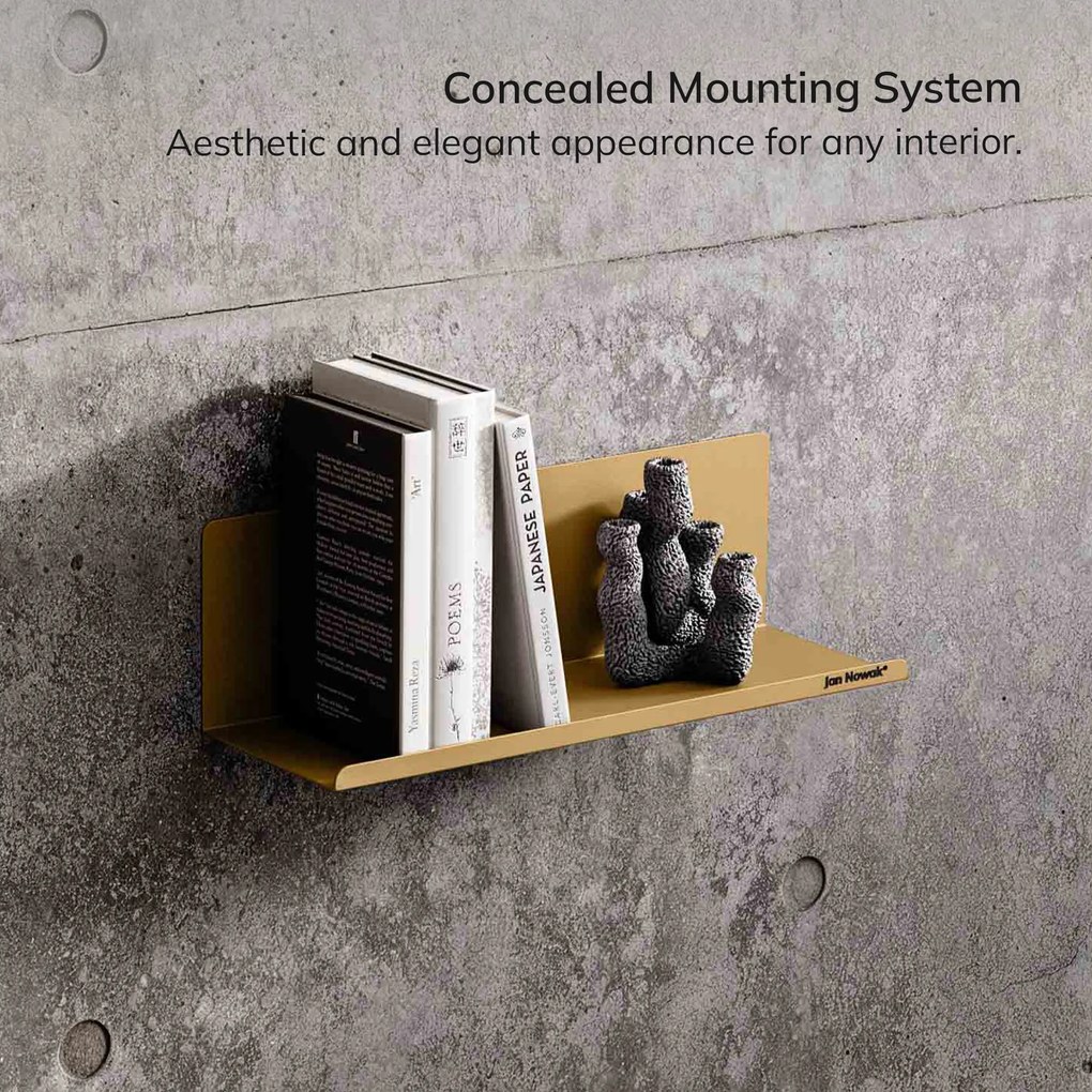 Fali polc JOANNE 400 mm, Fresh Style: bézs