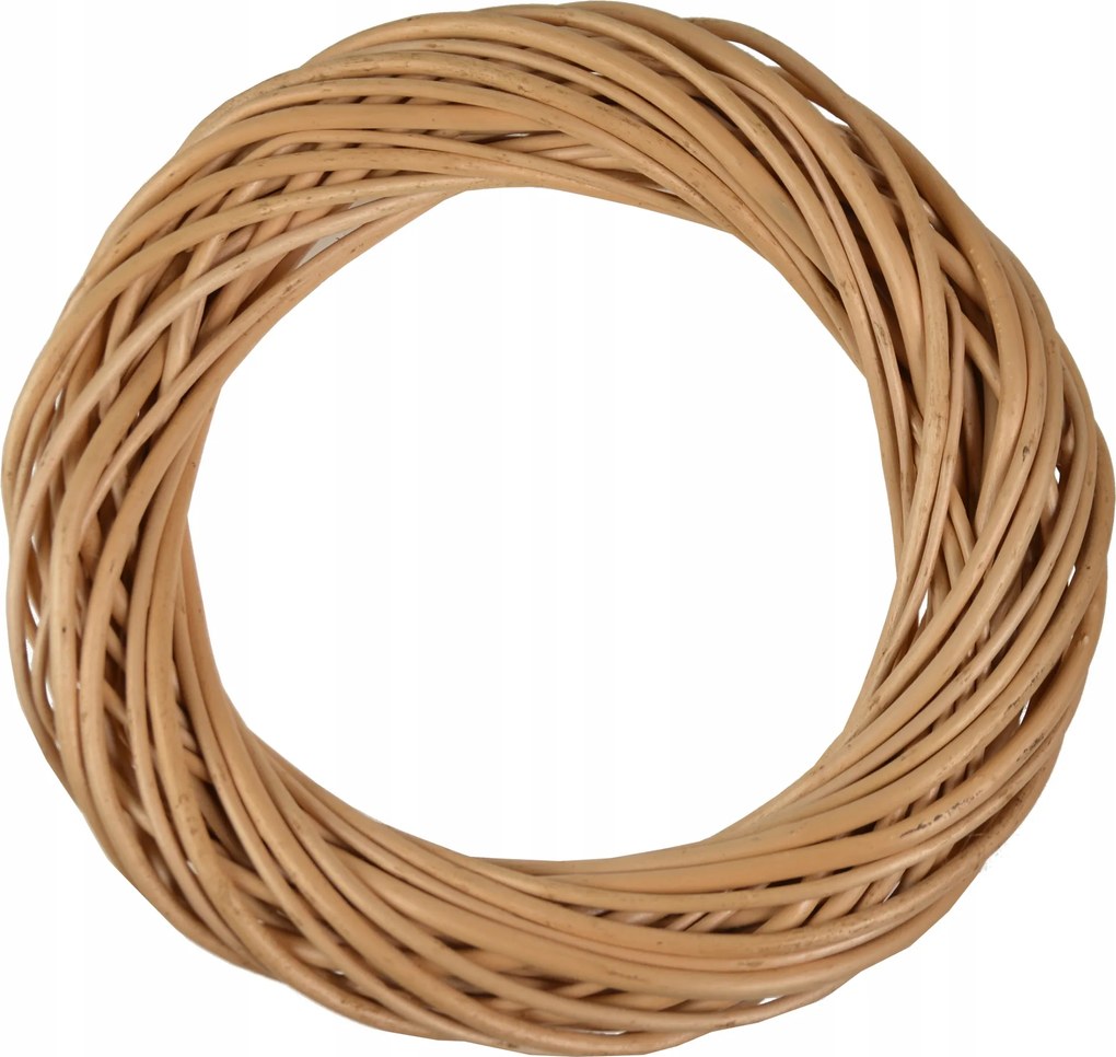 Fonott Koszorú Kör Alapozó natúr Karácsonyi 25 cm