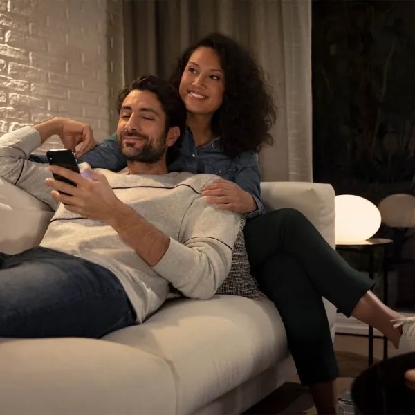 KÉSZLET 2x LED Dimmelhető izzó Philips Hue WHITE E27/9W/230V 2700K