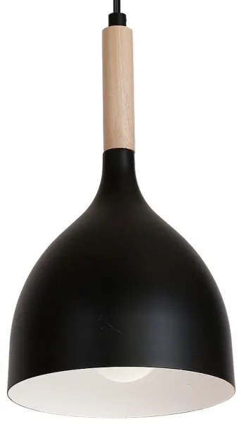 Csillár zsinóron NOAK WOOD 4xE27/60W/230V