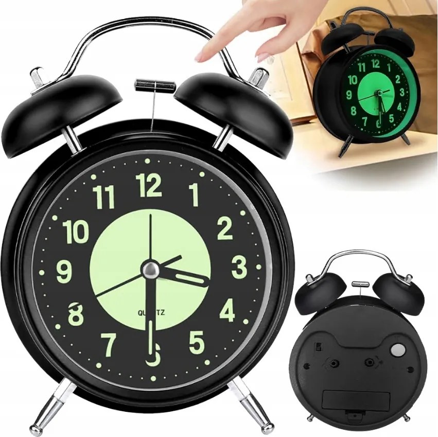 Fluoreszkáló Óra Sötétben Világító Óra Ébresztőóra