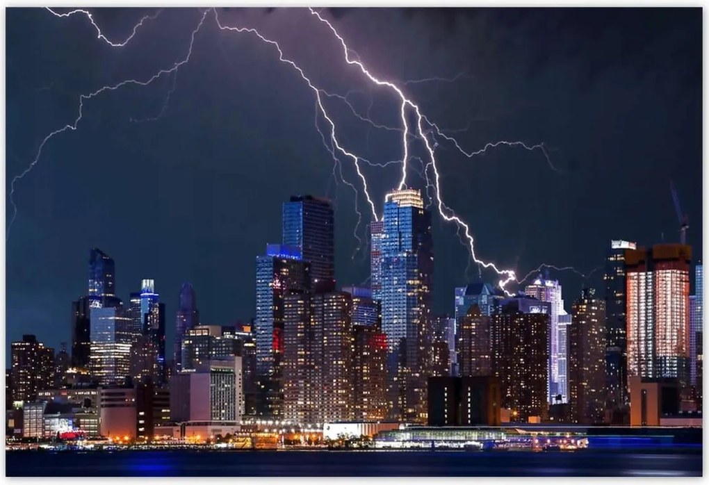 Poszterek 185x125 New York éjszaka