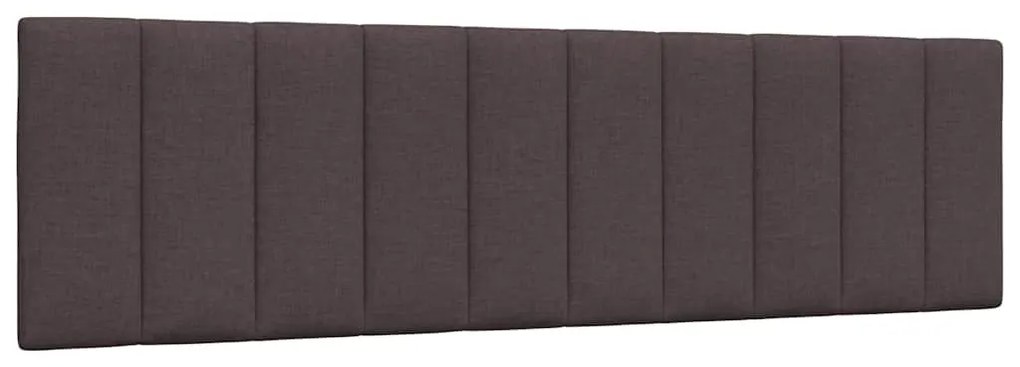 sötétbarna szövet ágykeret matrac nélkül Hanko 180 x 200 cm