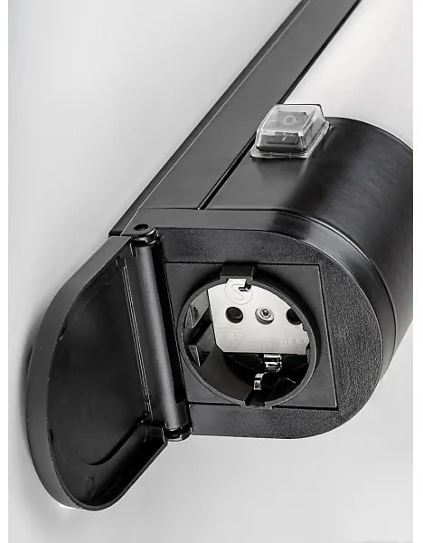 Rabalux 78030 - DUDDU LED 20W/230V alatti fekete lámpa aljzattal