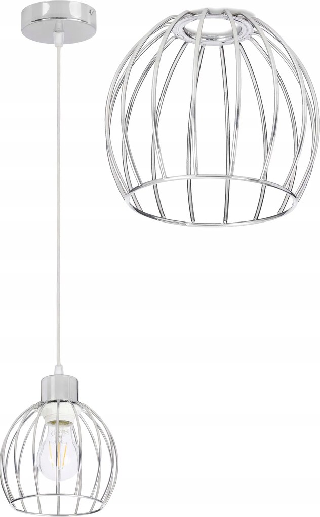 Mennyezeti függeszték lámpa túlnyúlás Loft csillár huzal E27