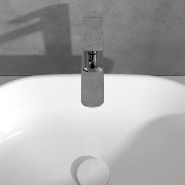 Villeroy & Boch TVW10410511061 - Mosdócsaptelep + leeresztő O.NOVO 29,5 cm fényes króm