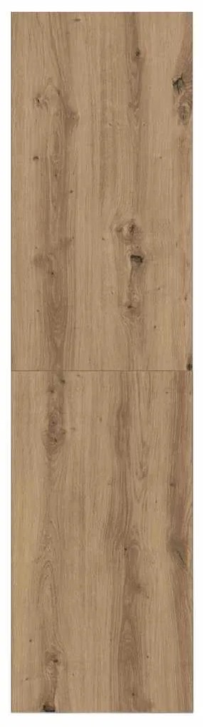 Fali TV szekrény kézműves tölgy 37 x 37 x 142.5 cm Faanyag