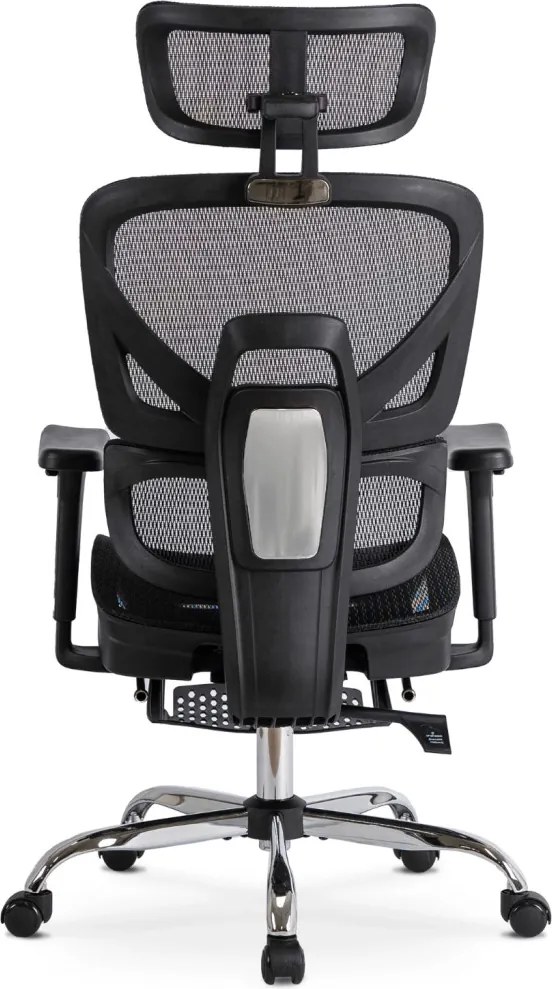 Forgószék ergonomikus kialakítással, fekete színben. KAIR