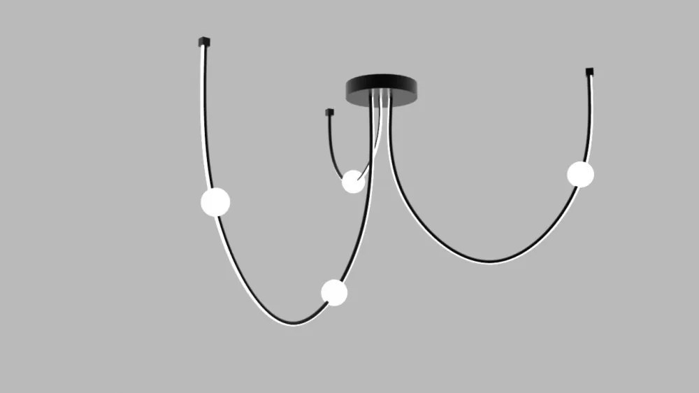 ZAMBELIS 22247 Modern Led Függesztett Lámpa LED IP20