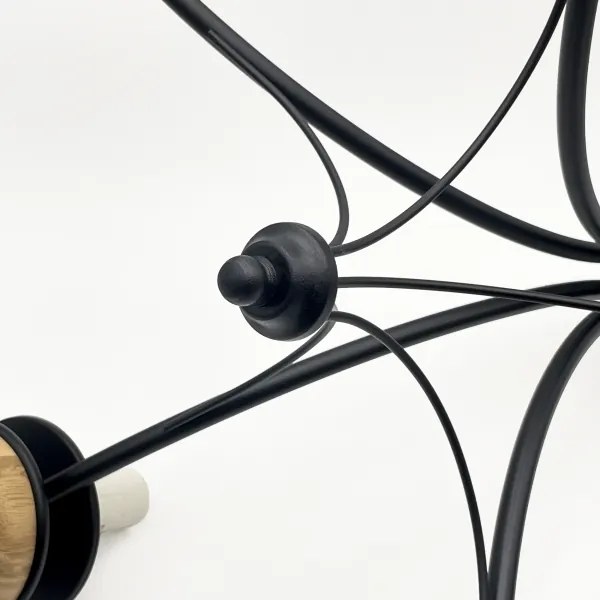 Brilagi - LED Csillár láncon COTTAGE 5xG9/40W/230V bükkfa/fehér