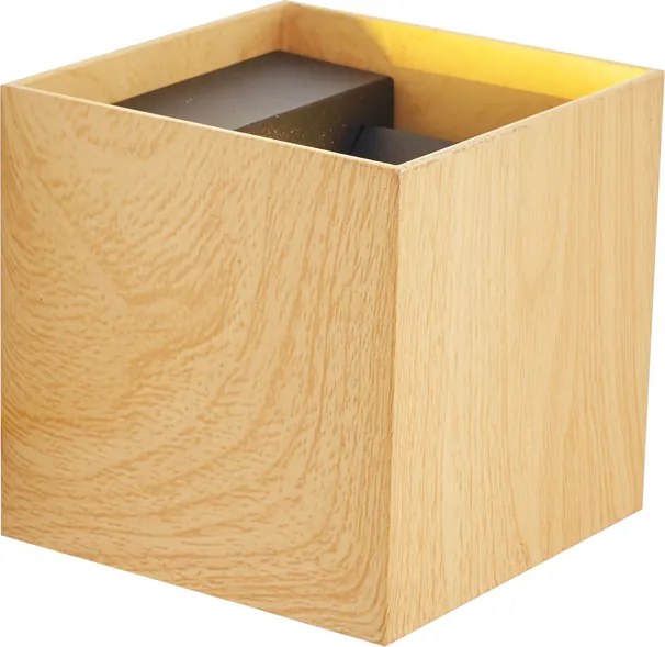 Skandináv kültéri fali lámpa famintázattal, LED-del, IP54 - Edwin