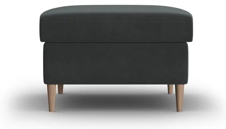 Sötétszürke bársony lábtartó Kyoto – Cosmopolitan Design