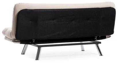 Kétszemélyes kihúzható BAKU kanapé, krémszínű