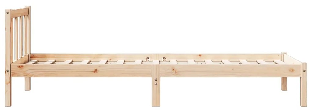 tömör fenyőfa extra hosszú ágykeret matrac nélkül 90 x 220 cm