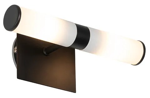 Okos fürdőszobai fali lámpa fekete IP44 2-lámpás Zigbee G9-el - Bath