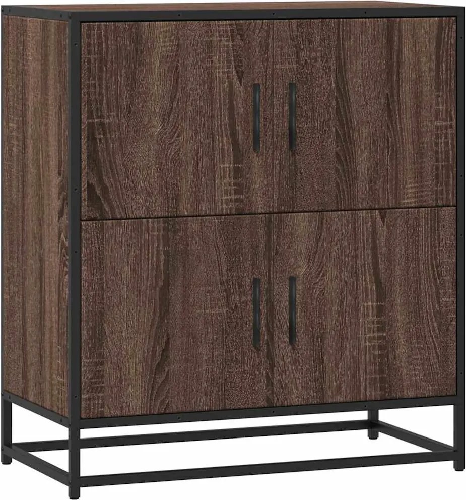 vidaXL komód barna tölgyfa 68x35x76 cm Műfa