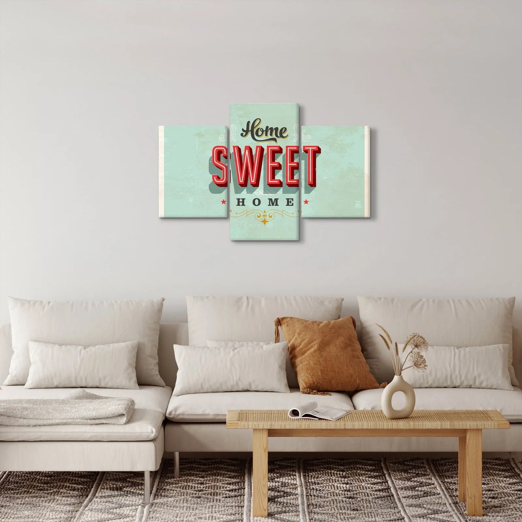 Kép - Otthon édes otthon (90x60 cm)