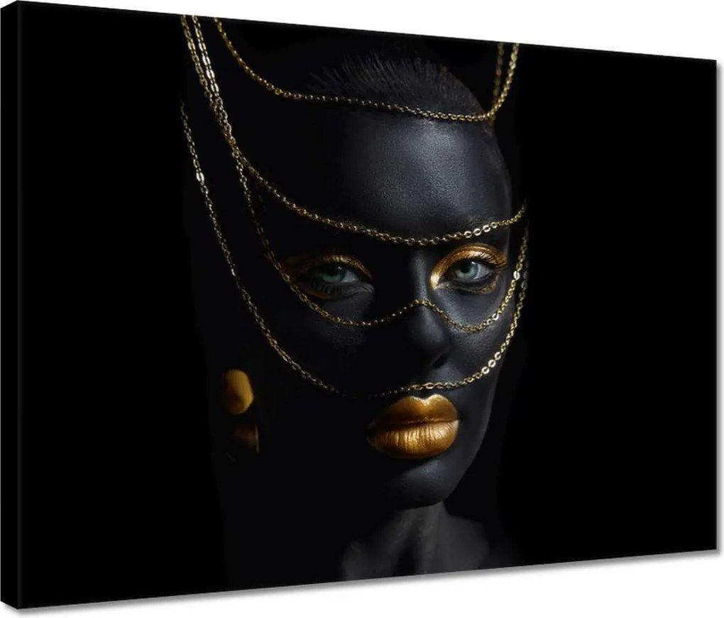 Vászonkép 40x30 Az aranyszínű csecsebecsék mögött