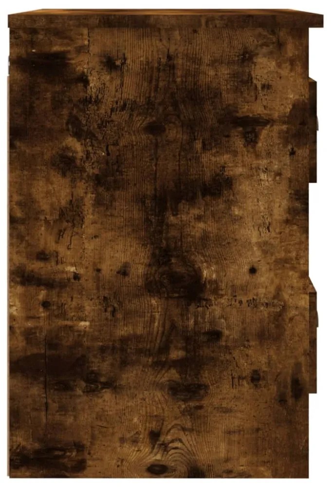 füstös tölgy színű fali éjjeliszekrény 41,5 x 36 x 53 cm