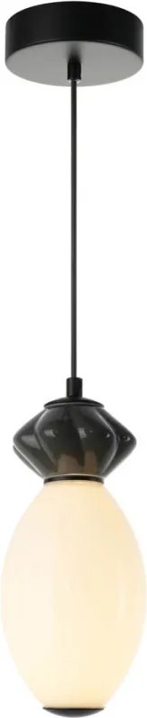 ITALUX PND-94921-1B-BK BALOS Egyágú Függesztett Lámpa Fém LED IP20