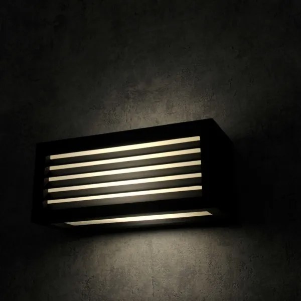 Kültéri fali lámpa OSAKA 1xE27/12W/230V IP54