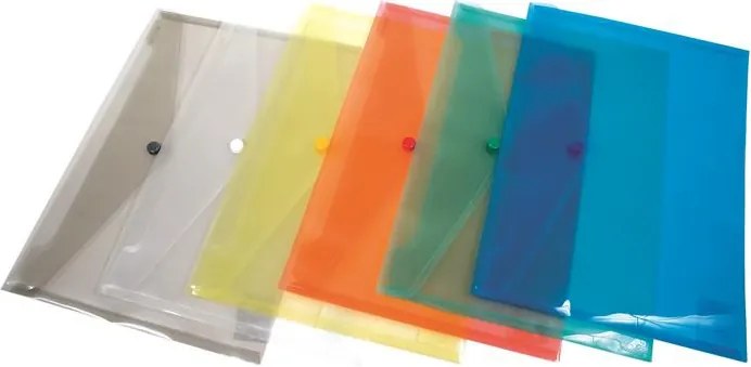 Irattartó tasak, A5, PP, patentos, DONAU, zöld (D8547Z)