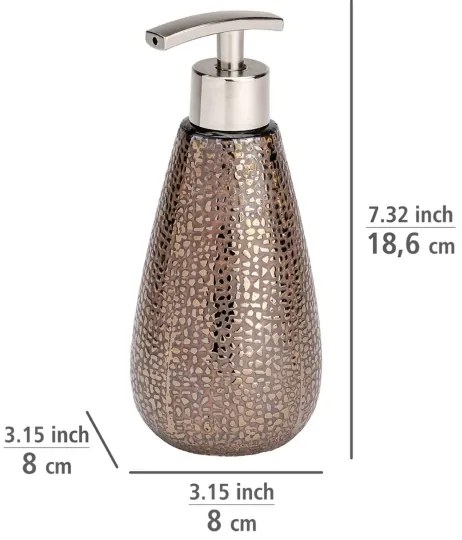 WENKO 69109800 - MARRAKESH fürdőszobai szett 12,5x41 cm barna