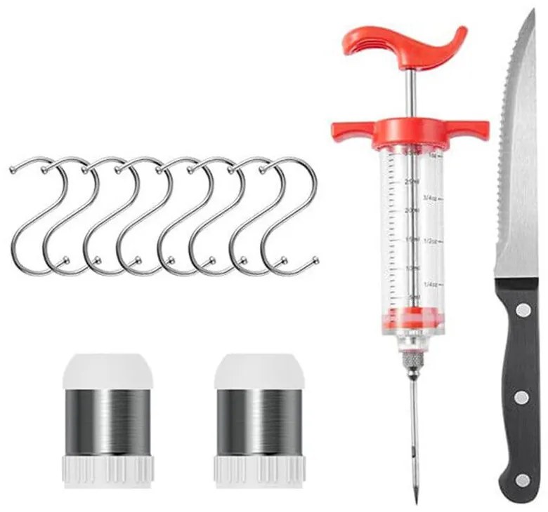 134 db-os BBQ grill készlet