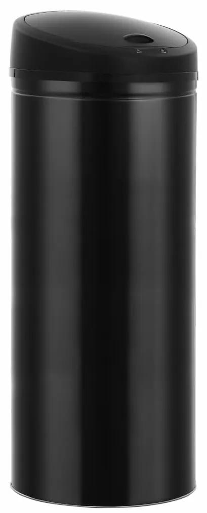 vidaXL fekete automata érzékelős szemeteskuka 62 L