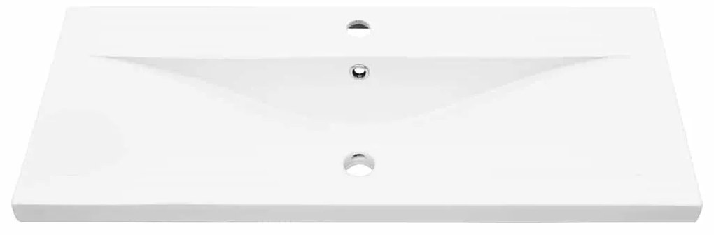 Fürdőszoba Bútor Szett 4 pcs Fekete tölgy 91 x 39.5 x 46 cm