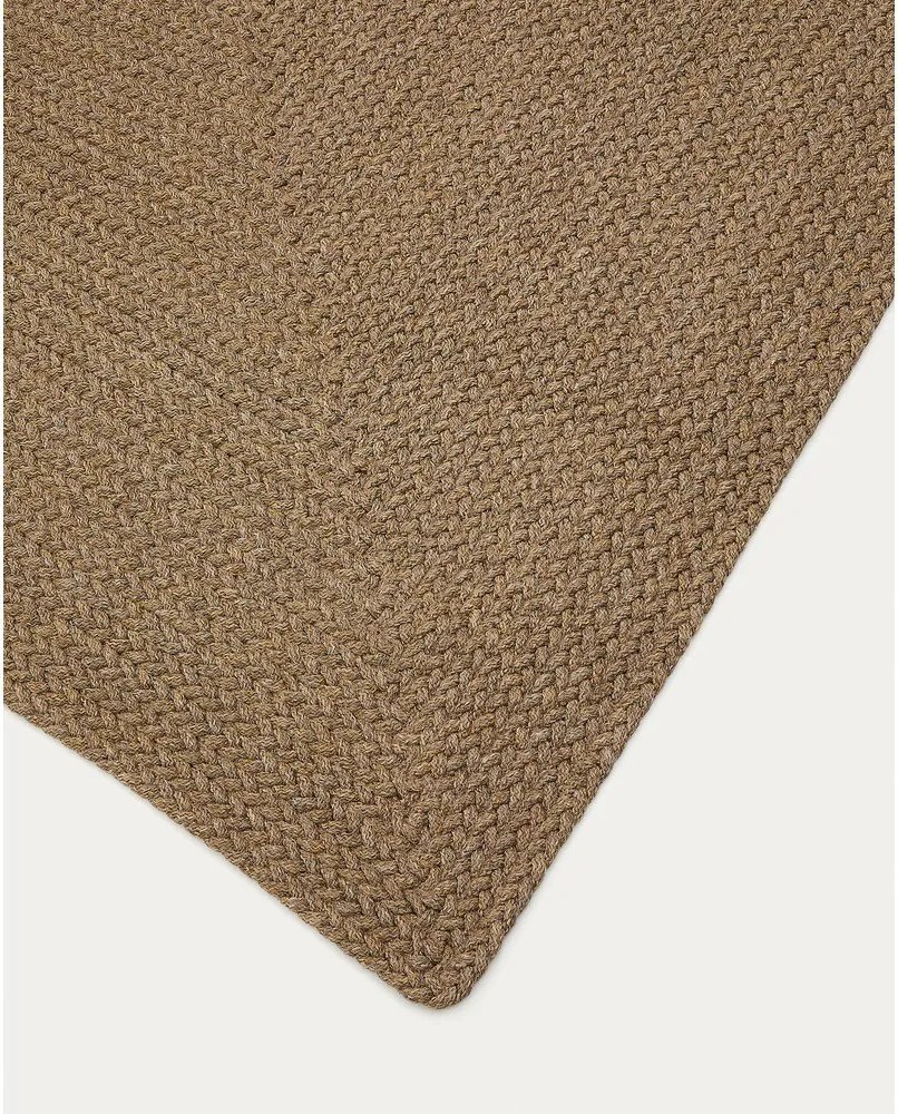 Bézs kültéri-beltéri szőnyeg újrahasznosított szálakból 160x230 cm Despas – Kave Home