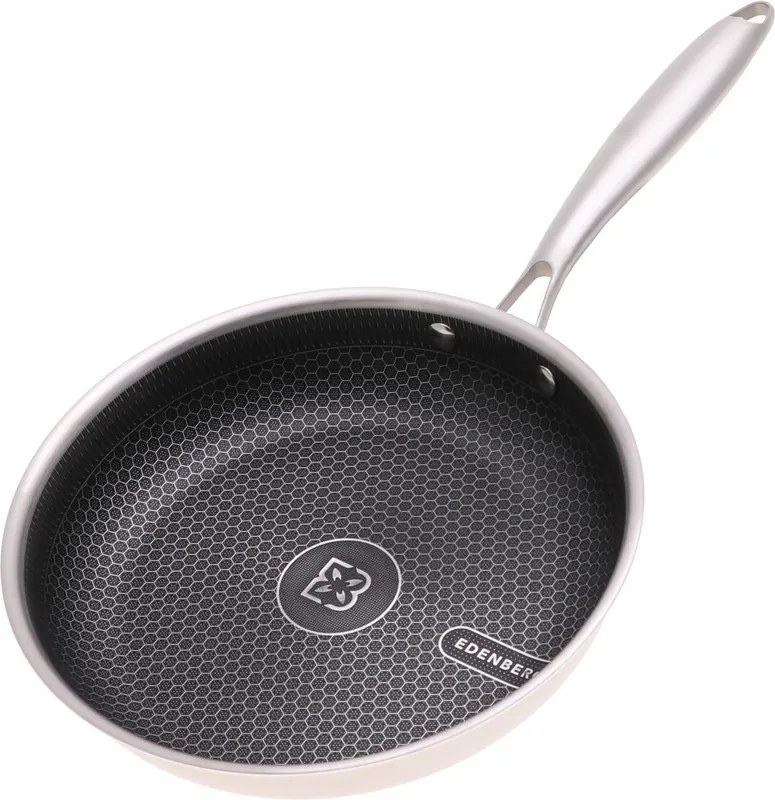 Serpenyő Acél Tapadásmentes bevonat Méhsejt Hexagon 32cm 7632