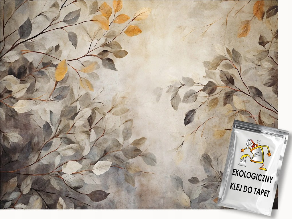 Fotótapéta Flizelina Természet Növényzet Ágak Levelek Ősz 150x105 ragasztó