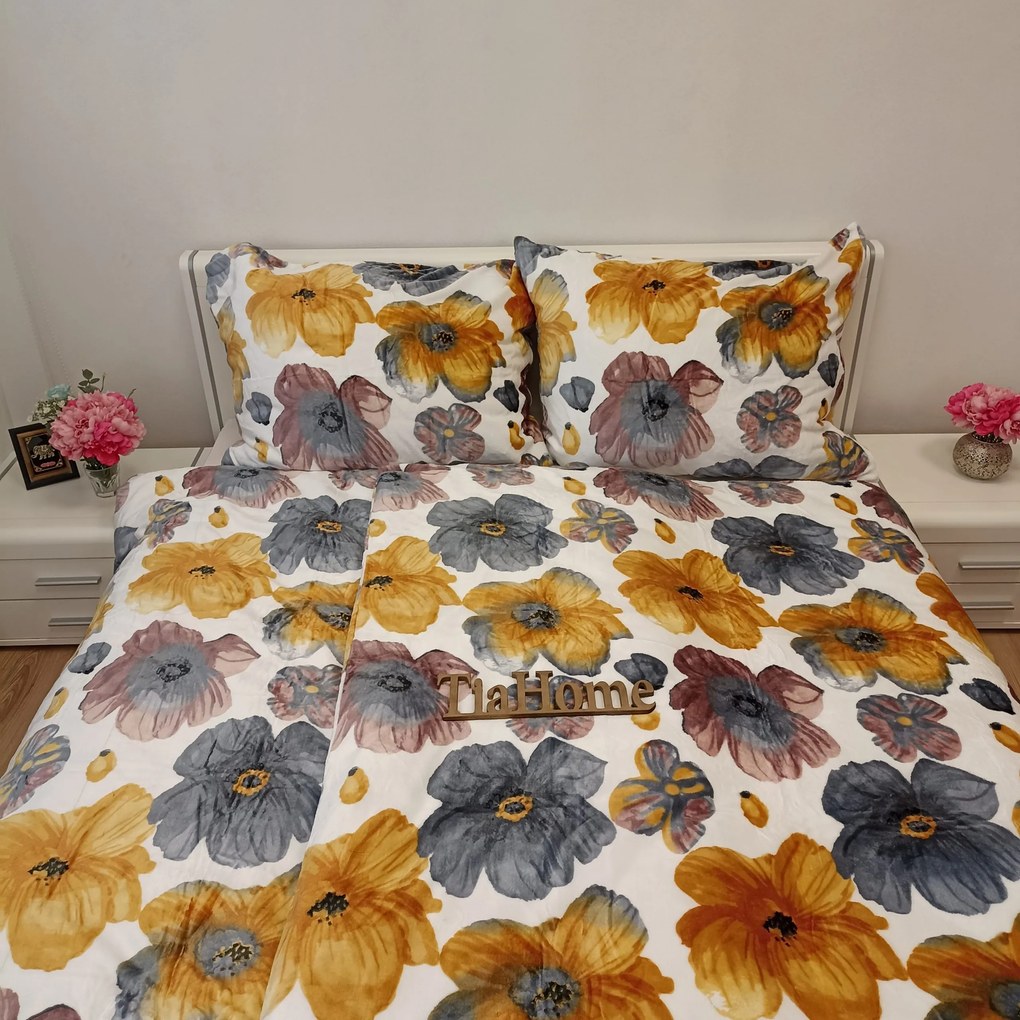 Daisy mikroplüss ágynemű 200x140cm+90x70cm TiaHome