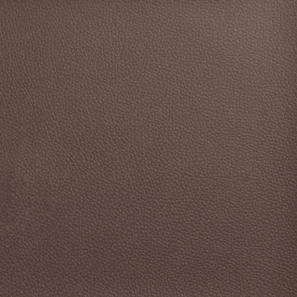 barna műbőr pad háttámlával 112x65,5x75 cm