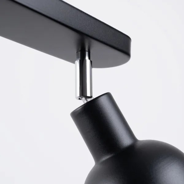 Sollux SL.1317 - Spotlámpa ELBA 2xE27/15W/230V fekete