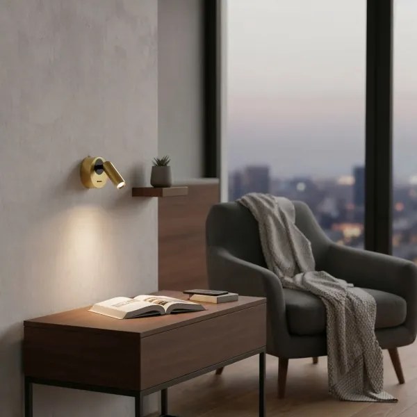 Ideal Lux - LED Fali spotlámpa BEAN LED/3W/230V CRI 90 réz