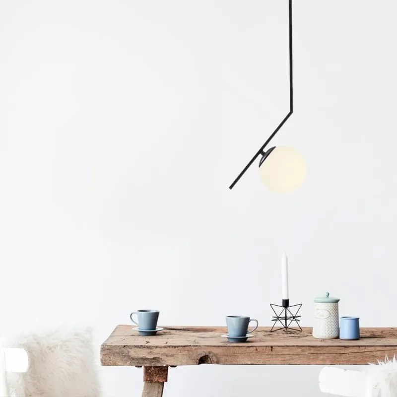 Dolunay black 1 mennyezeti lámpa